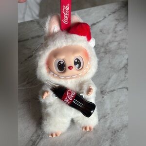 EUC POPMART LABUBU MONSTERS Coca-Cola collectible bag charm/keyring